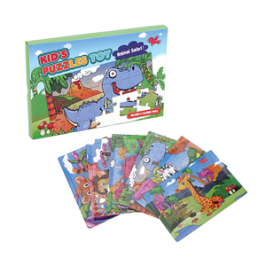 Sinh thái thân thiện giấy động vật chủ đề dễ dàng khó khăn 20 miếng tùy chỉnh mô hình trẻ em câu đố ghép hình - Product Image 1