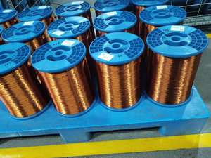 سلك نحاسي دائري مصقول AWG 11 13 14 18 20 23 24 25 26 27 28 35 مقياس SWG سلك لف مغناطيسي نحاسي - Product Image 6