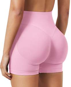 Shorts de sport pour femmes, taille haute, coupe ajustée, écologiques, séchage rapide, poches latérales, tissu Oxford respirant, logo personnalisé, nœud - Product Image 4