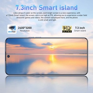 2025 mới giá rẻ điện thoại điện thoại thông minh số lượng lớn <span class=keywords><strong>Android</strong></span> OEM 7.3 inch điện thoại thông minh mở khóa giá thấp điện thoại bán buôn - Product Image 3