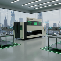 Máquina de Corte Láser de Metal con Mesa de Trabajo Extraíble Totalmente Cerrada 3015, Máquina de Corte Láser de Fibra de 6000w con Cubierta Completa