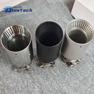ปลายท่อไอเสียสแตนเลสแบบตาข่าย ดีไซน์แบบมีรูพรุน สำหรับตกแต่งรถยนต์ - Product Image 3