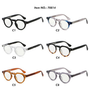 Superhot eyewear 70814 אופנה 2024 עגול גיק-שיק כחול משקפיים - Product Image 6