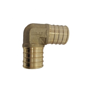Soupapes de pluie vertes Coude supérieur à 90 degrés 1/2 ''x 1/2'' <span class=keywords><strong>Raccord</strong></span> de tuyau à <span class=keywords><strong>sertir</strong></span> en laiton vert pour plomberie <span class=keywords><strong>gaz</strong></span> et eau - Product Image 3