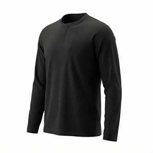 Camisetas Deportivas Personalizadas para Hombre 2026, Corte Ajustado, Cuello Redondo, Cierre de Cremallera, Manga Larga, Secado Rápido, Transpirables y Ecológicas - Product Image 1