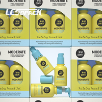 Emballage de boîte à bouteille, format plat, papier blanc, emballage cosmétique