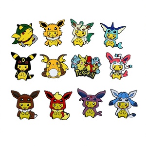 Spilla Distintiva in Metallo a Forma di Pikachu Pokémon, Design Creativo e Trendy - Product Image 1