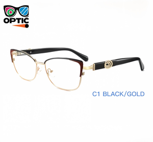 Occhiali da Vista di Lusso Vintage alla Moda, Montatura in Metallo Ultra-leggera di Alta Qualità, Aste Integrali, Nuovi Arrivi - Product Image 1
