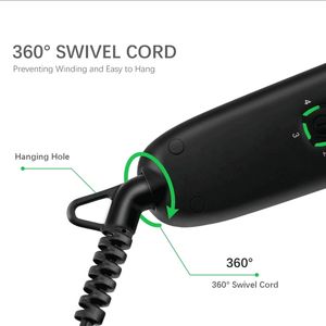 Cepillo Alisador de Cabello Cerámico Iónico Negativo Mini de Alta Calidad con Calor Ajustable, Ideal para Viajes, Voltaje Universal, Apagado Automático - Product Image 4