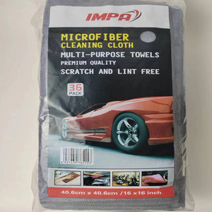Paño de Limpieza de Microfibra al por Mayor, Paquete de 36 Toallas para Lavado de Autos, Toalla de Microfibra Personalizada para Limpieza de Autos - Product Image 4
