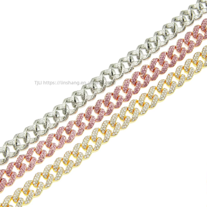 Narrow <b>Cuban</b> <b>Chain</b> Necklace, Men's Hipster Dancing Nightclub Hip-hop Accessories Collarbone <b>Chain</b> Tanjing Fashion - Product Image 5