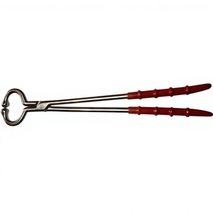 คีมจับจมูกวัวแบบสปริงสแตนเลสอย่างดี ขนาด 48 ซม. สำหรับปศุสัตว์ - Product Image 1
