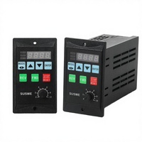 Variateur de fréquence AC SUSWE VFD pour moteur monophasé, contrôle de vitesse, 220V 200W 1HP IP20 18x14x9CM