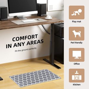 Tapete de Cocina Lavable con Diseño Floral Moderno, Acolchado de PVC, Antideslizante, Impermeable y Anti-Fatiga para Escritorios Altos y Uso en la Cocina - Product Image 4