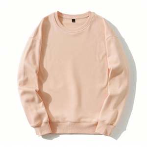 H5481 Fall Winter Wholesale Custom Heavyweight 600 Gsm Silver Fox Fleece Lined <b>Drop</b> Shoulder Crewneck Sweatshirts - Product Image 5