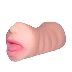 Simulated male masturbation realistic love doll Mouth vaginal silicone male masturbation cup