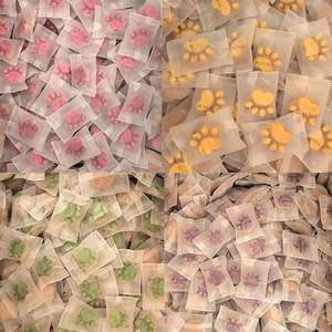 Friandises lyophilisées pour chats à base <span class=keywords><strong>de</strong></span> viande crue avec poulet, herbe, citrouille et patate douce pour la santé gastro-intestinale - Emballage individuel - Product Image 3