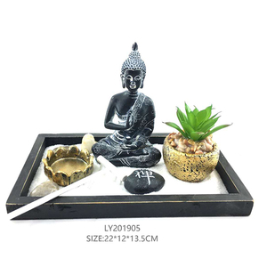 Jardin <span class=keywords><strong>zen</strong></span> décoratif japonais de bureau intérieur, ornement de mini jardin <span class=keywords><strong>zen</strong></span> personnalisé/ - Product Image 2