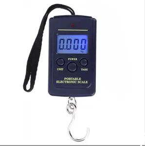 Mini-balance électronique portable de pêche 40kg/pesée électronique Mini-balance numérique à crochet suspendu