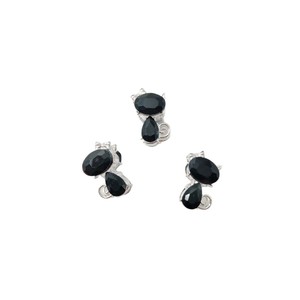 Perle en alliage en forme de chat mignon avec strass pour la fabrication de colliers, accessoires de bijoux DIY - Product Image 5