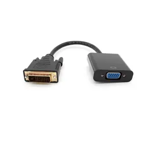 Full Hd 1080P Dvi 24 + 1 Pin Male Naar Vga 15Pin Vrouwelijke Kabel Video Converter Voor Monitor Dvi naar Vga Adapter Kabel