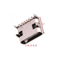 Port Pengisian Daya Micro USB 5/6/8/16 Pin Tipe B/C Konektor USB Betina Sedang USB2.03.0 Berbagai Model Rj45