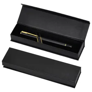 neu fabrik auf lager premium-schule büro staateswaren stift box geschäft souvenir elegantes benutzerdefiniertes logo papier geschenk stift box koffer für vip