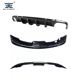 Kit de Carrocería Estilo GT350 Guardabarros para <span class=keywords><strong>FORD</strong></span> <span class=keywords><strong>Mustang</strong></span> 13-14 V6 y GT para 10-14 <span class=keywords><strong>GT500</strong></span> Capó Alerón Difusor Trasero - Product Image 6