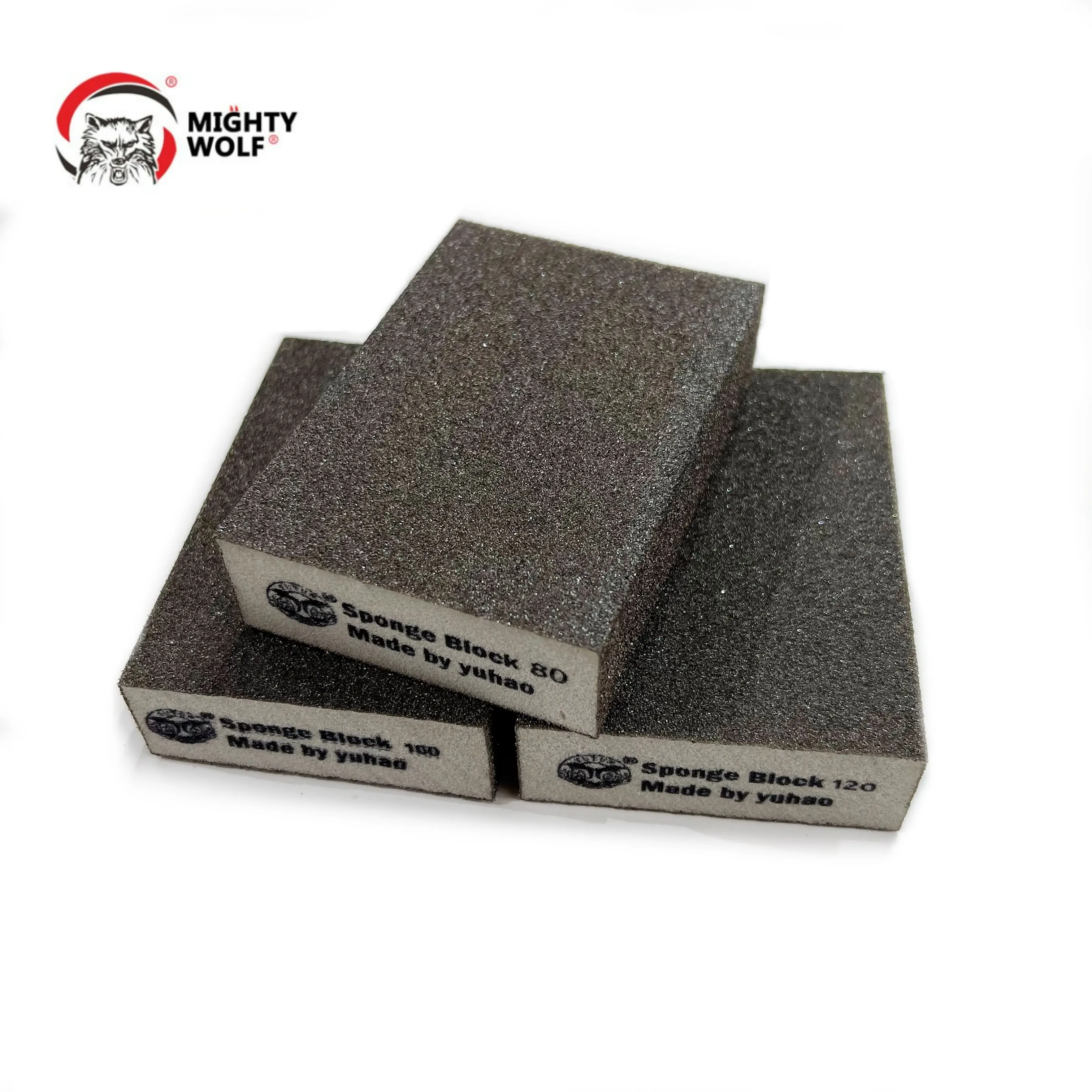 Industrial Silicon Carbide Sanding Sponge Blocks Furniture Abrasive Grinding Hand Sanding Block