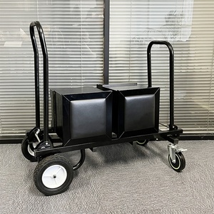 8 in1 Brennholz-Lager regal Rolling <span class=keywords><strong>Firewood</strong></span> Log Carrier Cart Erweiterbarer Cabrio-Handwagen - Product Image 3