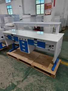Table <span class=keywords><strong>de</strong></span> <span class=keywords><strong>laboratoire</strong></span> dentaire en acier inoxydable <span class=keywords><strong>de</strong></span> 1,8 m, double taille, avec tiroir, pour poste <span class=keywords><strong>de</strong></span> travail <span class=keywords><strong>de</strong></span> <span class=keywords><strong>technicien</strong></span> dentaire - Product Image 5