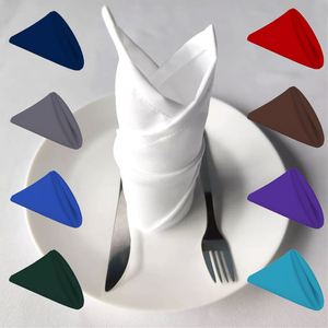 <span class=keywords><strong>20</strong></span>" <span class=keywords><strong>polyester</strong></span> khăn ăn đám cưới bên bàn trang trí cung cấp bán buôn - Product Image 1