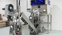 Machine d'emballage automatique de sachets de thé pyramidaux Vgopack avec ensacheuse extérieure, peseuse à 6 têtes, machine d'emballage intérieur et extérieur pour tisanes