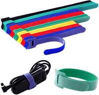 Attaches de câble en nylon réutilisables 12x300 Attaches de câble magiques 12 "12cm Ruban magique réglable en différentes couleurs pour une utilisation répétée
