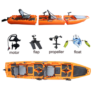 <span class=keywords><strong>Kayak</strong></span> Modular Tándem de 14 Pies de HDPE <span class=keywords><strong>con</strong></span> Pedales y <span class=keywords><strong>Motor</strong></span> Eléctrico, Venta al Por Mayor, Fabricante OEM, para Pesca - Product Image 4