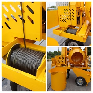 8-10m ³/h công suất lớn trộn bê tông thiết bị trộn Máy trộn với bánh xe - Product Image 4