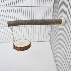 Perchoir <span class=keywords><strong>pour</strong></span> <span class=keywords><strong>perroquet</strong></span> en bois <span class=keywords><strong>de</strong></span> fruit, avec balançoire et poteau d'escalade, <span class=keywords><strong>pour</strong></span> le tranchage des griffes, accessoire <span class=keywords><strong>de</strong></span> cage et <span class=keywords><strong>jouet</strong></span> - Product Image 2