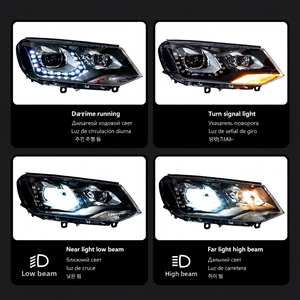 Conjunto de Faros LED de 12V Especiales para Modelos 11-15, Diseño de Ojo de Lágrima, DRL con Señales de Giro Secuenciales Mejoradas, Diseño de Ojo de Lágrima - Product Image 4