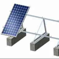 Structure de montage de panneaux solaires Landpower pour toit plat, support de montage solaire réglable
