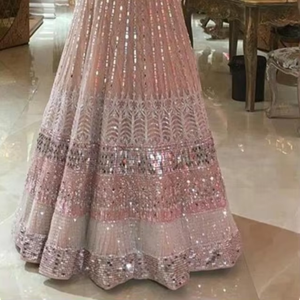 2019 elegante indio/paquistaní Lehenga Choli boda/vestido de fiesta para mujeres de talla grande - Product Image 6