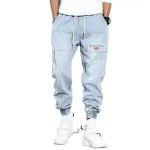 Оптовая продажа модные хип хоп брюки карго брюки мужские джинсы с эластичной резинкой на Гарун Джоггеры мужские одежда джинсы для женщин