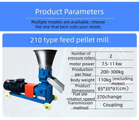 Ligne de production complète de granulés électriques automatiques pour la transformation d'aliments pour animaux avec mélangeur de grains, convoyeur et construction en acier