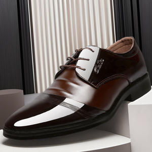 Nuova fabbrica di Design all'ingrosso Casual Casual <span class=keywords><strong>uomo</strong></span> di città Glamour per il <span class=keywords><strong>tempo</strong></span> <span class=keywords><strong>libero</strong></span> di ultima progettazione Senior signore <span class=keywords><strong>scarpe</strong></span> in pelle stringate - Product Image 2