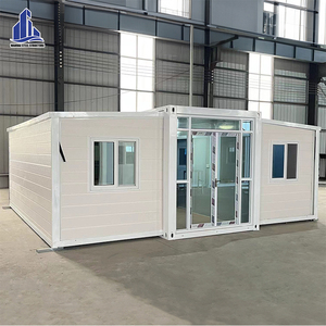 Casas de Acero Expandibles de 20 pies, 30 pies y 40 pies, con Dormitorios, Baños y Cocinas, Personalización Disponible, Construcción con Paneles Sándwich - Product Image 1