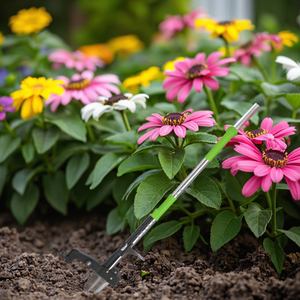 Set di strumenti per maniglie a 2 sezioni di tipo industriale in acciaio inossidabile per la radice e l'estrattore di artigli per la casa in plastica da giardino utensili a mano - Product Image 3