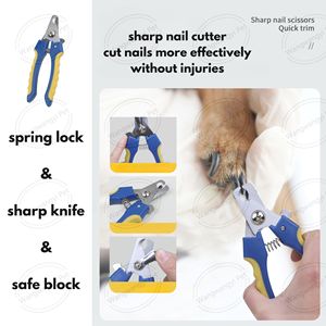 Kit de toilettage portable 8 pièces pour animaux de compagnie – Ensemble polyvalent d'outils de nettoyage pour ongles et poils de chiens et chats - Product Image 5