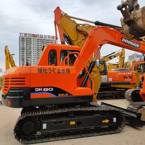 Excavadora de cadenas usada Doosan DH80-7 de 2011, superventas, máquina hidráulica de servicio pesado para construcción y movimiento de tierras - Product Image 1