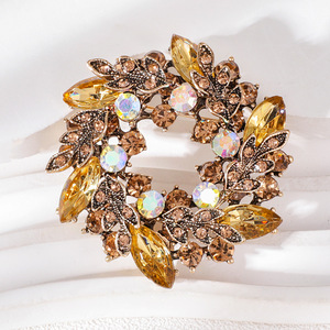 Broche de Bauhinia Europeu e Americano/Coreano, Exquisito e de Alto Padrão, para Terno Feminino e Casaco - Product Image 4