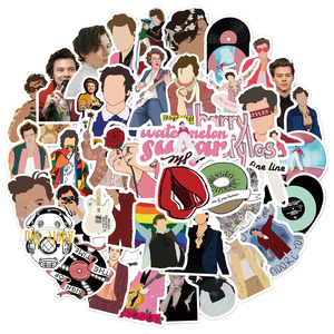 Adesivi Impermeabili con Graffiti a Stella per Valigie e Quaderni, Stile Trendy del Cantante Britannico <span class=keywords><strong>Harry</strong></span> Styles - Product Image 4