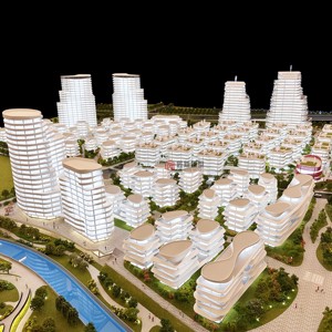 Kit de Maquette Architecturale Urbaine Moderne Personnalisable pour la Planification Urbaine, Solution de Projet de Conception de Modèles 3D de Haute Qualité, Vente en Gros Fabricant - Product Image 3